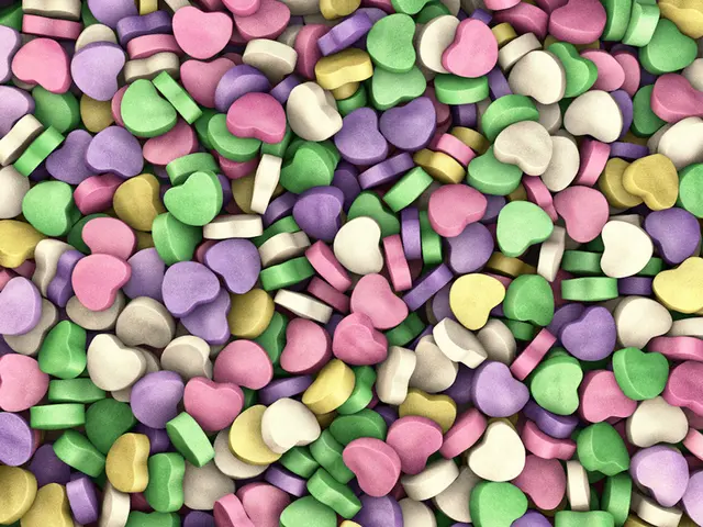 Handmade Heart-shaped Pom Pom Garland for Valentine's Day Decor