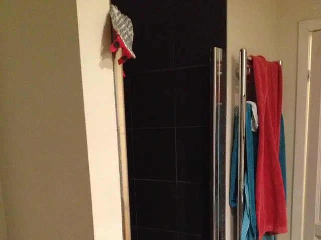 Designer-inspired towels, decorated with stripes, are being eagerly purchased by fashion-conscious...