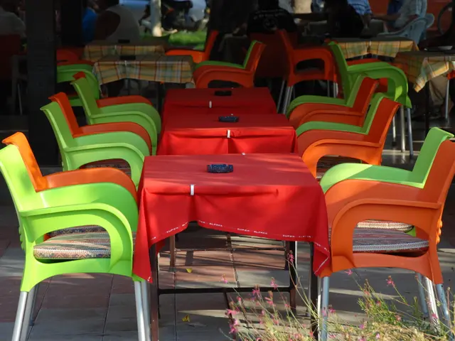 Nigella Lawson's vibrant pink garden bistro décor underscores the enduring popularity of colorful...