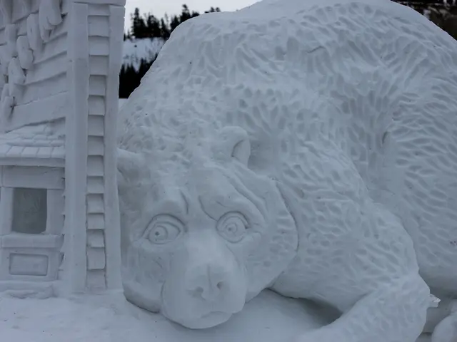 Monumental Snow Sculpture in Olympia Remains Record-Holding Tallest Snowwoman Globally Constructed