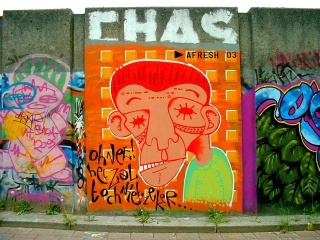 Berlin's Square Undergoing a Vibrant Color Transformation