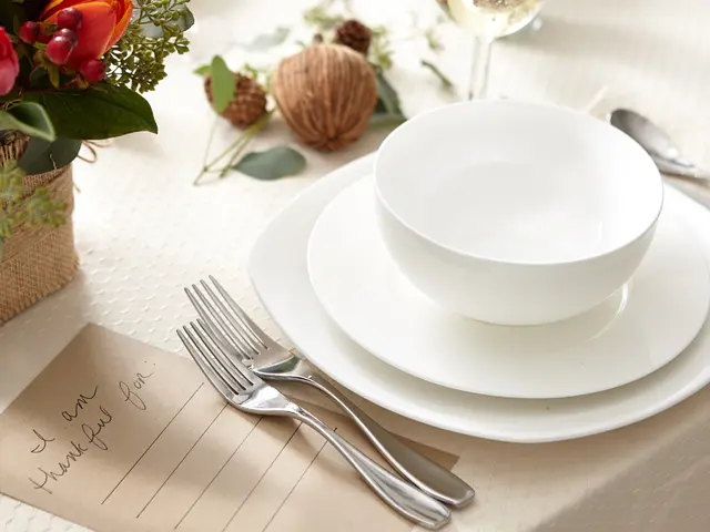 Royal State Banquet's Enchanting Fusion: Autumn Blooms Mingle with Dutch Linen Craftsmanship and...